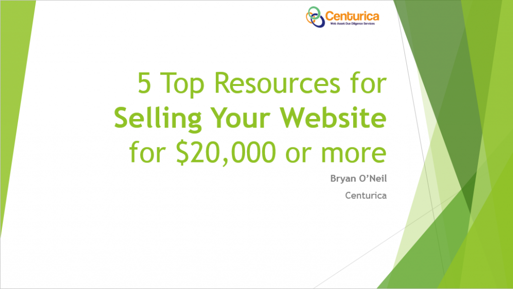 5 Top Resources for Selling Your Website