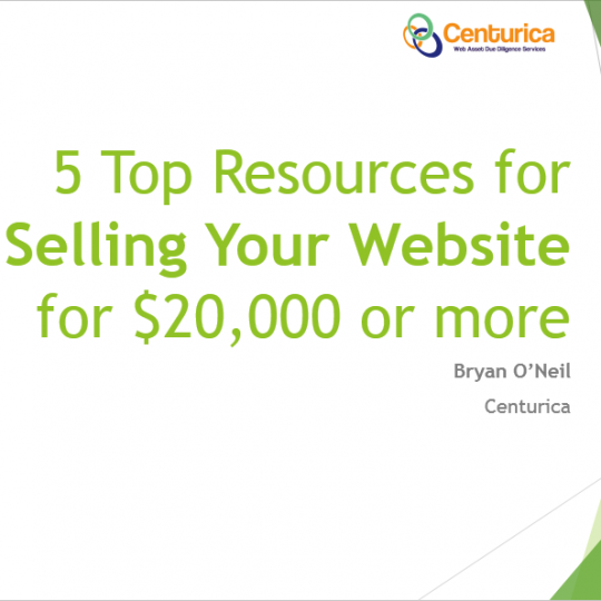 5 Top Resources for Selling Your Website